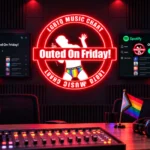 Outed on Friday,LGBTQ Music Chart,new singles 2026,queer pop playlist,vote music chart